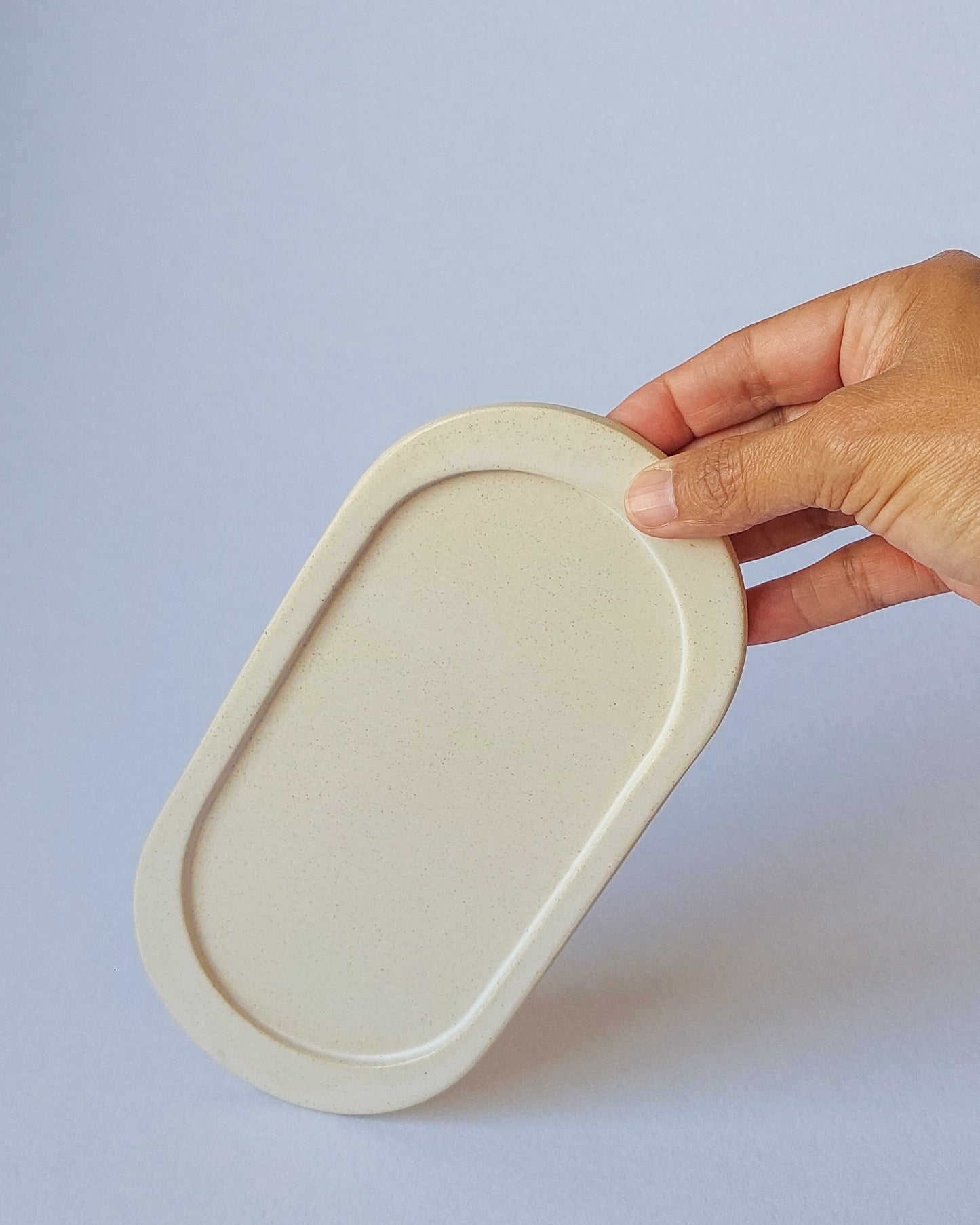 Oblong Plate with Border