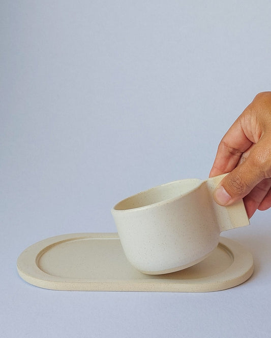 Square Cup (White Matte)