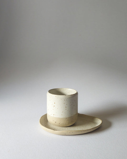 Mini Organic Plate (White Matte)